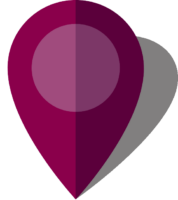 Simple location map pin icon6 purple free vector data