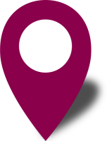 Simple location map pin icon2 purple free vector data