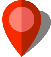 Simple location map pin icon10 red free vector data