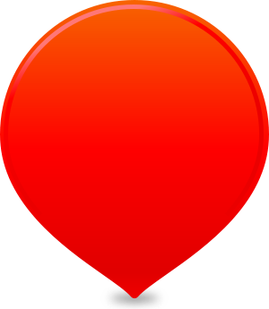location map pin RED