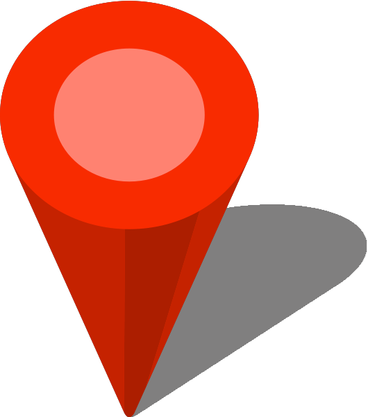 Simple location map pin icon3 red free vector data