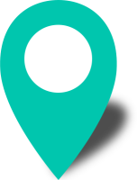 Simple location map pin icon2 turquoise blue free vector data