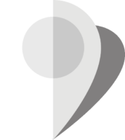 Simple location map pin icon10 white free vector data