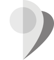 Simple location map pin icon6 white free vector data