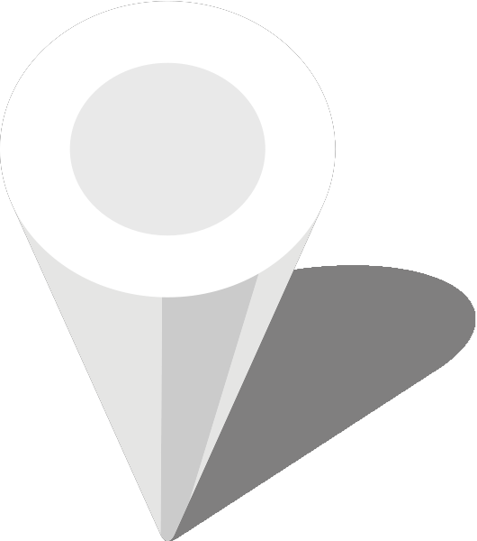 Simple location map pin icon3 white free vector data