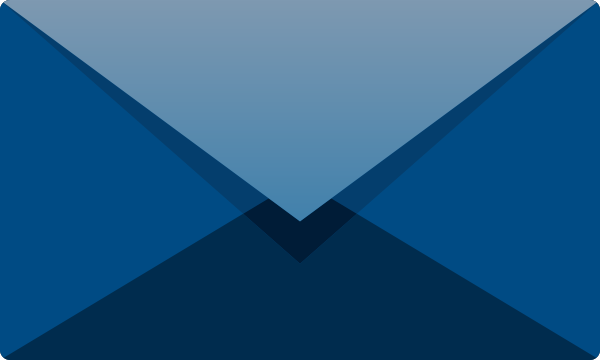 Navy blue E mail icon free vector data.