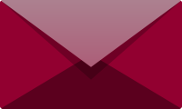 Purple E mail icon free vector data.