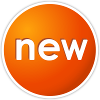 Orange New Icon Vector Data