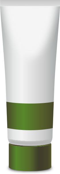 PAINT TUBE OLIVE GREEN free vector data