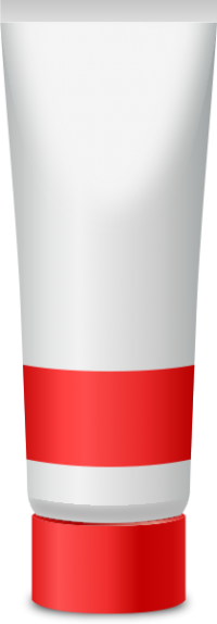 PAINT TUBE RED free vector data