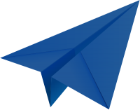 Navy blue paper plane, paper aeroplane vector  icon  data for free