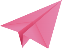 Pink paper plane, paper aeroplane vector  icon  data for free