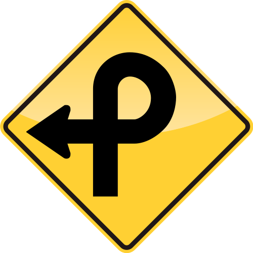 PRETZEL LOOP Sign