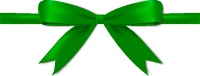 Dark Green Bow Ribbon Icon Vector Data