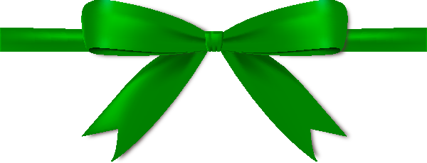 Dark Green Bow Ribbon Icon Vector Data