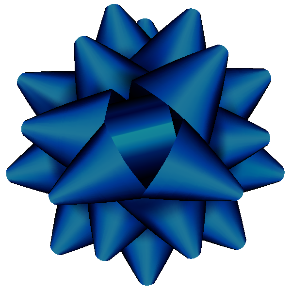 CORNER RIBBON04 NAVY BLUE Vector Free Data