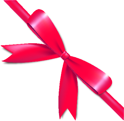 Pink Bow Ribbon Icon2 Vector Data