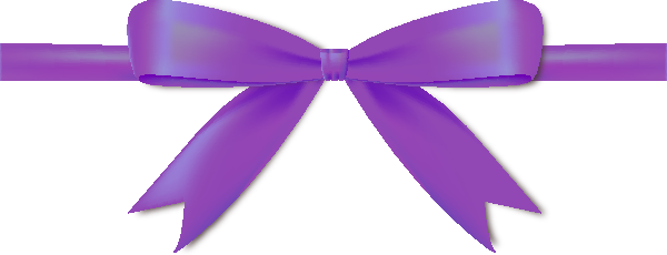 Purple Bow Ribbon Icon Vector Data