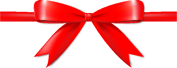 Red Bow Ribbon Icon Vector Data
