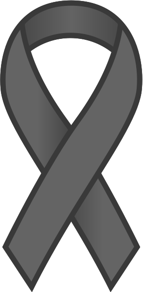 Gray Ribbon Sticker Icon.vector data