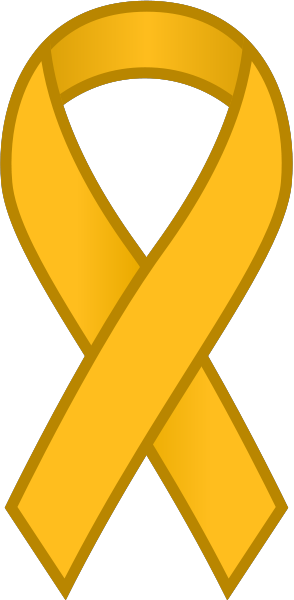 Yellow Ribbon Sticker Icon.vector data