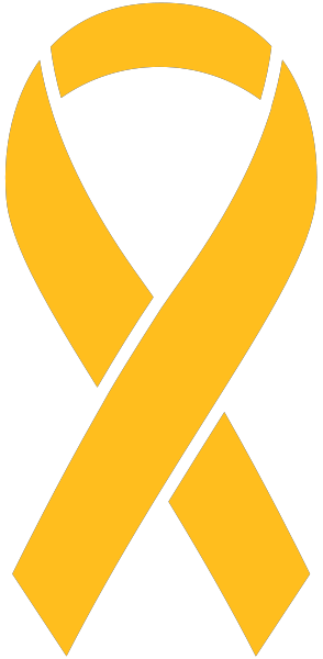 Yellow Ribbon Sticker Icon2 Vector Data.
