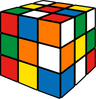 Rubik's cube blue vector icon | SVG(VECTOR):Public Domain | ICON PARK ...