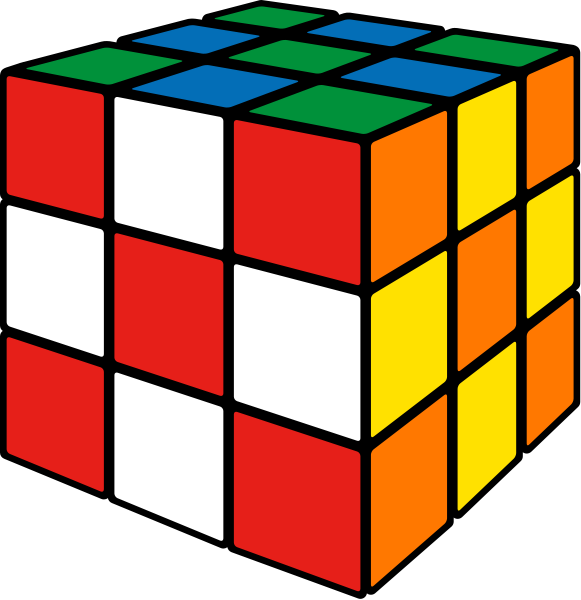 Rubik's cube soccer2 vector icon