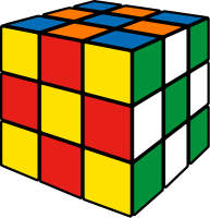 Rubik's cube soccer3 vector icon