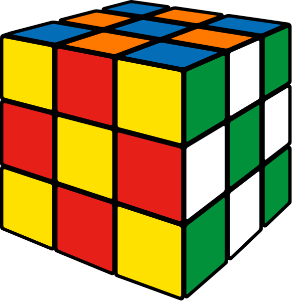 Rubik's cube soccer3 vector icon