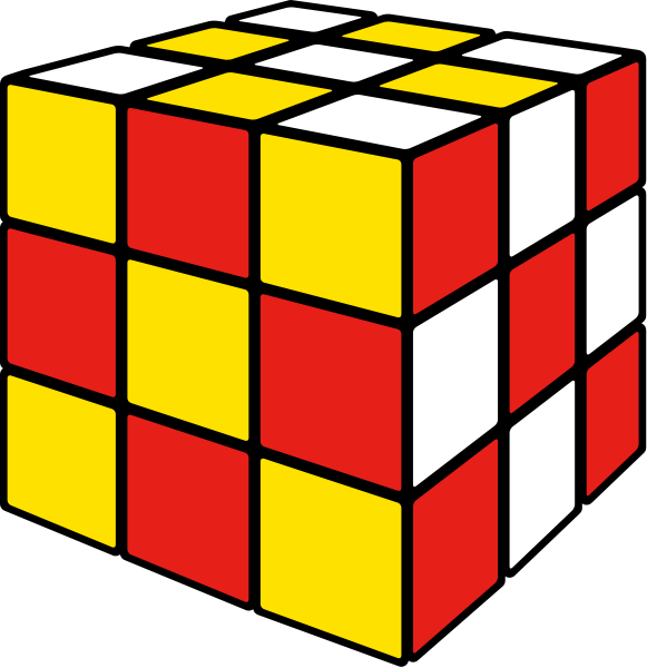 Rubik's cube soccer4 vector icon