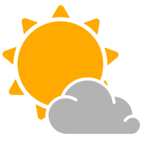 simple weather icons partly cloudy