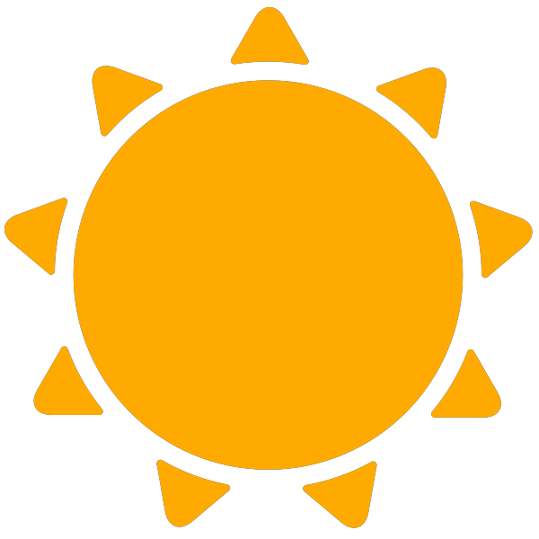 simple weather icons sunny