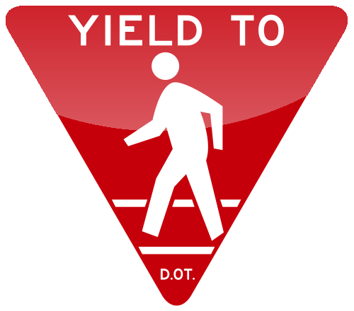 YIELD TO Sign